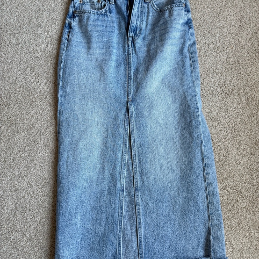 pistola Light Blue Straight-Leg Women’s Jeans Skirt Hybrid